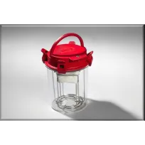 Анаэростат, 12 чашек Петри d 90 мм, 2,5 л, корпус из поликарбаната, AnaeroJar